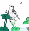 鹊立莲塘
