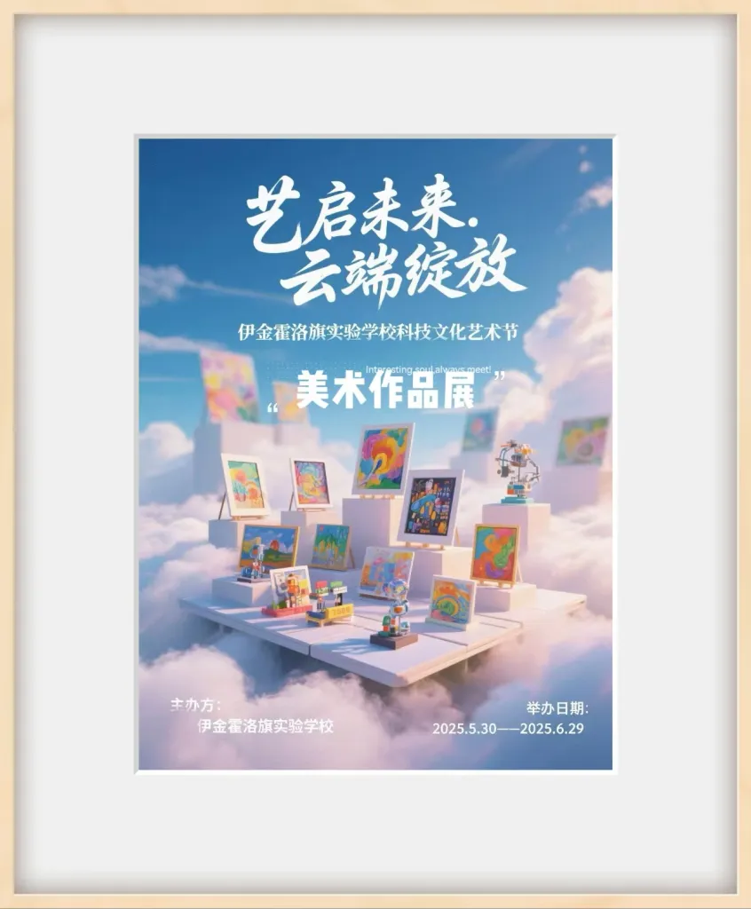 线上虚拟展览_“艺启未来，云端绽放”校园云端美术作品展
