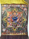 刺绣喜金刚唐卡