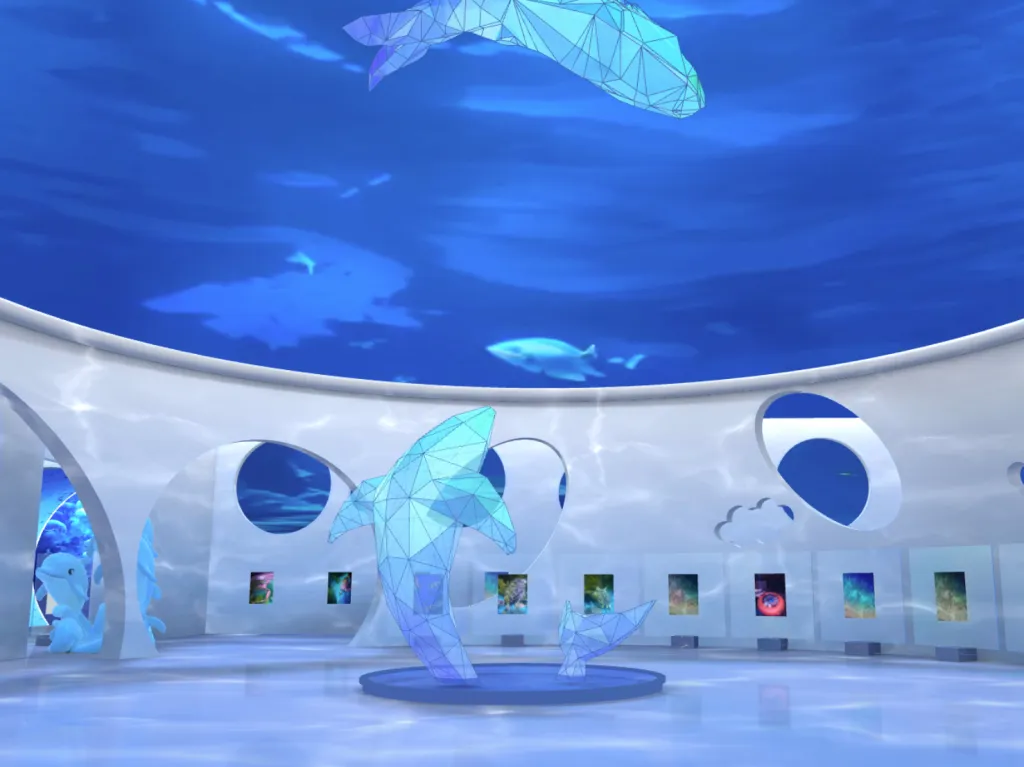 线上虚拟展览_海底美术馆