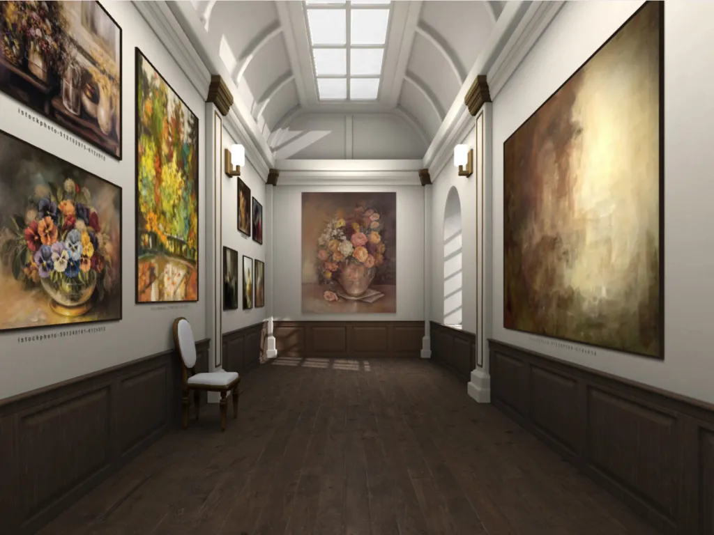 线上虚拟展览_艺术长廊